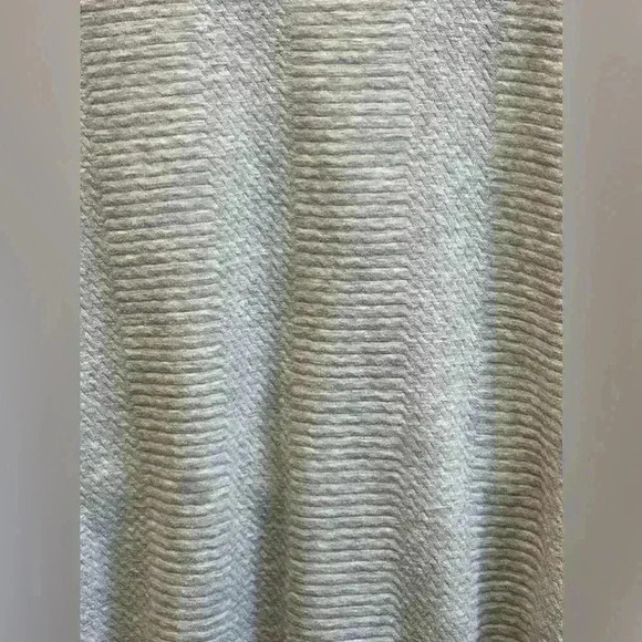 LD SPORT XX2 TEXTURED BANDED BOTTOM - Grey 90s crewneck collar longs sleeve - Picture 3 of 8